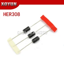 20 шт./лот HER308 3A 1000 V диоды с резким восстановлением