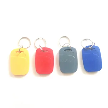 

125kHz EM4100 RFID Proximity ID Entry Access Key Fob for Access Control System - 5 Pcs Random Color