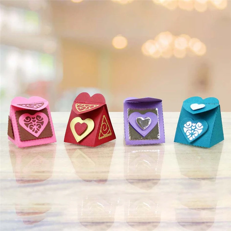 

YaMinSanNiO Chocolate Box Dies Decor Metal Cutting Craft Die Cut New 2019 Scrapbooking Card Making Embossing DIY