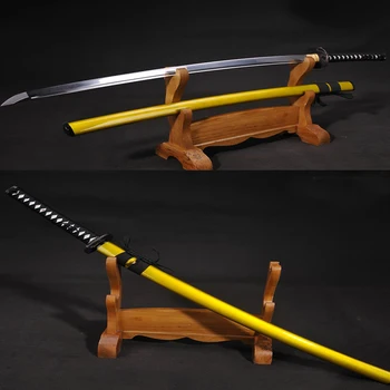 

katana samurai japanese sword Good toughness real katana swords for sale sharp katanas swords Bending 30 degrees