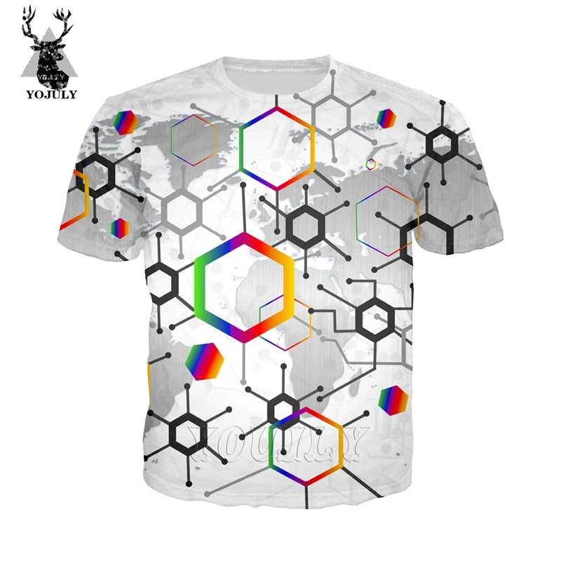 

YOJULY 2019 latest abstract men's T-shirt 3D printing summer hoodie women's T-shirt Harajuku sweatshirt men's shorts TOP set S73