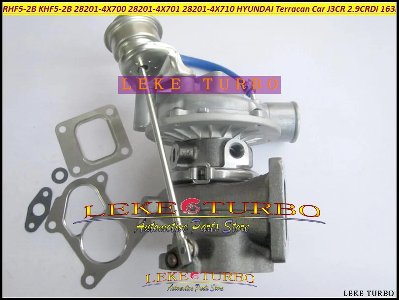 RHF5-2B KHF5-2B 28201-4X700 28201-4X701 28201-4X710 Turbo Turbocharger For HYUNDAI Terracan Car 2003-06 J3 J3CR 2.9L CRDi 163HP (6)