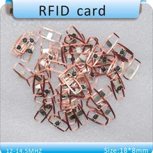 100 шт NTAG213 13,56 МГц 1024bit 14443A IC NFC тег стикер(антенна и чипы