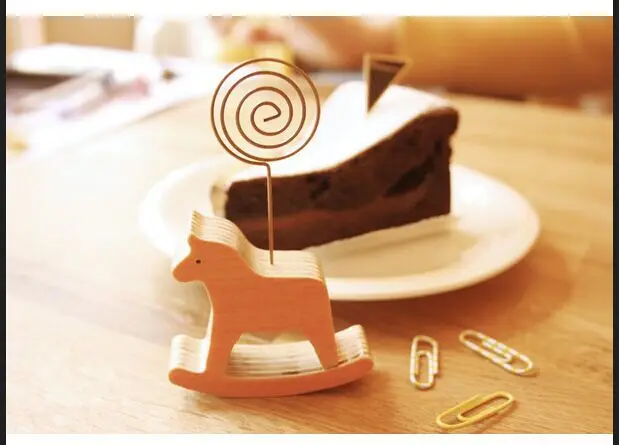 Wedding-favors-New-Cute-Animal-Wooden-Place-card-holder-DHL-free-shipping-100-pcs