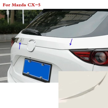 

Car styling cover detector Stainless steel Rear door Tailgate frame plate trim lamp parts For Mazda CX-5 CX5 2nd Gen 2017 2018
