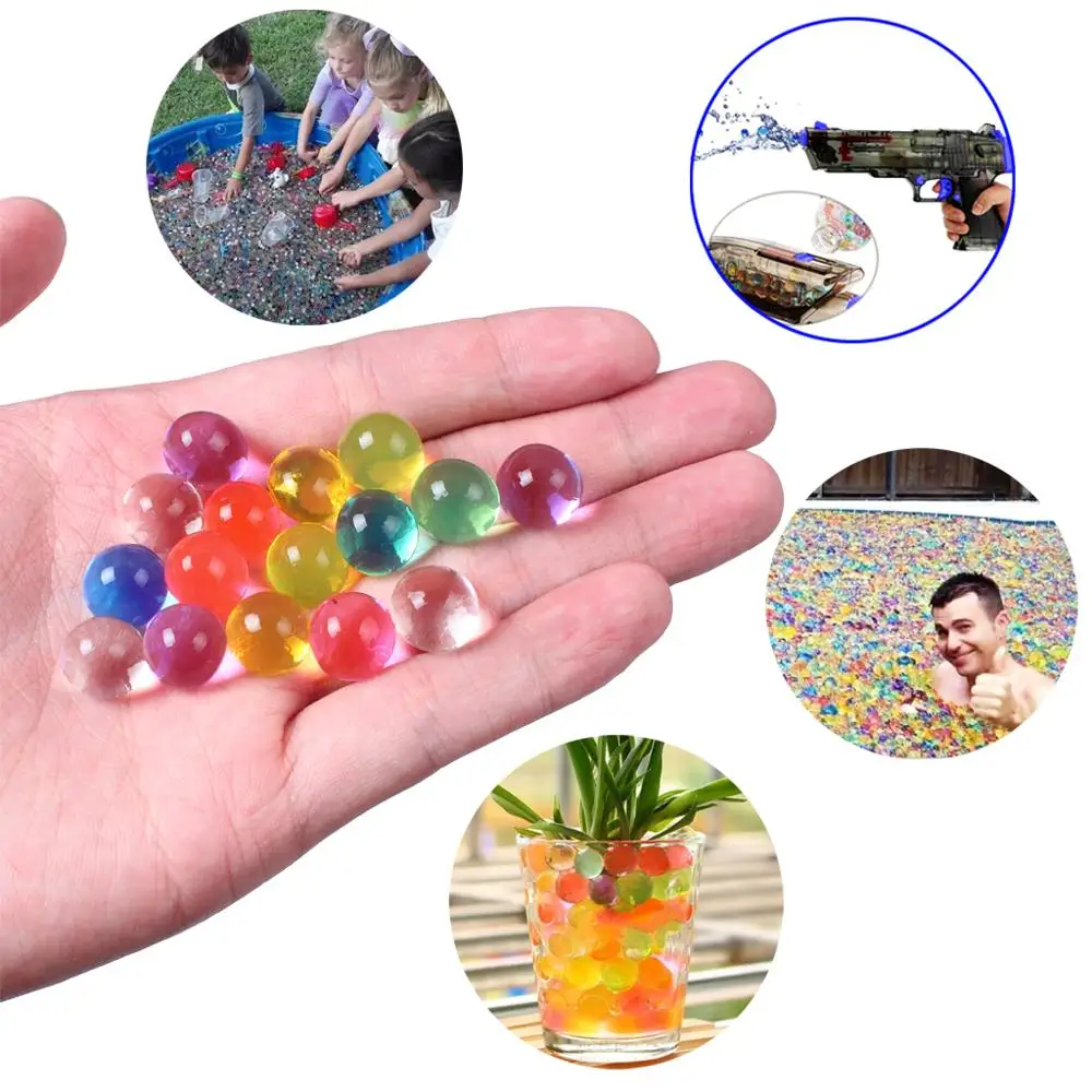 

1Bag=3000Pcs Magical Soil Gel Beads Crystal Soil Beads Sensory Toys DIY Party Accessory For Child As Home Decorations