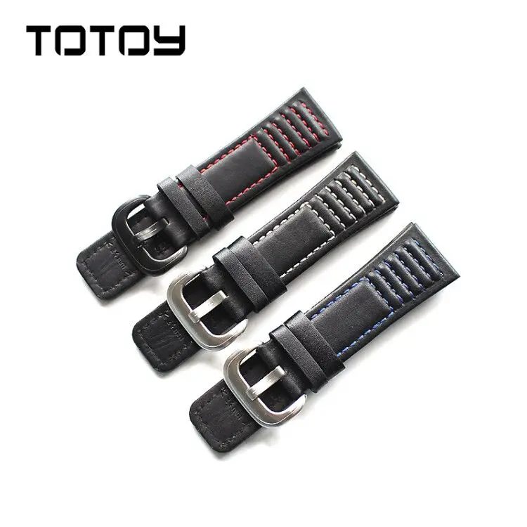 

TOTOY Manual Watchbands For Seven Friday Strap, 28MM Black Retro Style Strap,Fast Delivery