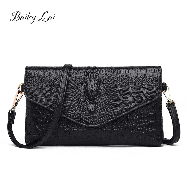 OLD TANG Hot Leather Handbags Women Bags Flap Crocodile pattern High Quality Crossbody Bags For Women Shoulder Messenger Bag OLD TANG Hot Leather Handbags Women Bags Flap Crocodile pattern High Quality Crossbody Bags For Women Shoulder Messenger Bag