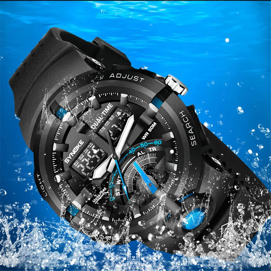 digital wrist watch with stopwatch