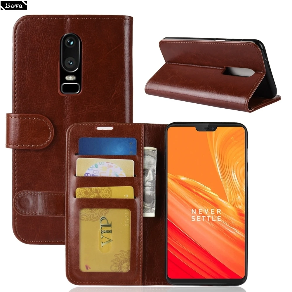 Premium Pu Leather Case Card Holder Cover Case For Oneplus 5 5t 6