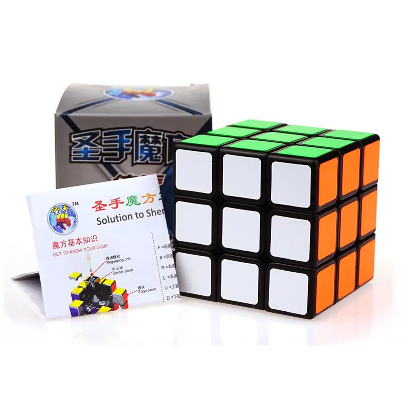 Shengshou 3x3 Кубик Легенда Профессиональный скоростной кубик ПВХ наклейка