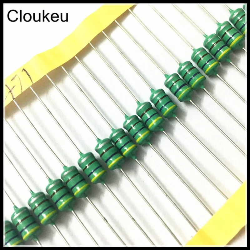 20Pcs 1w 470uh 471K Color Code Inductance Inductor 0510 470uh 471K 471 ...