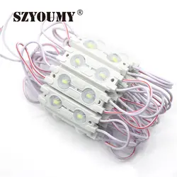 SZYOUMY постоянный ток SMD 5730 2 светодиодный s 1,5 Вт Светодиодный модуль ввода объектив 160 градусов 12 В водостойкий рекламный свет 500 шт./лот