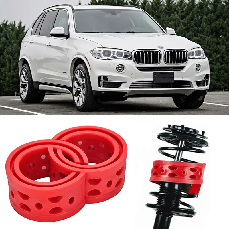 2pcs Size C Front Shock Suspension Cushion Buffer Spring Bumper For BMW X5