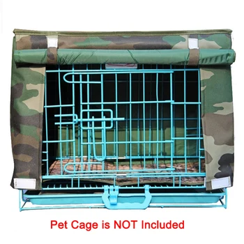 

Durable Solid Waterproof Oxford Dog House Crate Cover Breathable Kennel Blanket For Wire Crate Dogs Cage 7 Color Available
