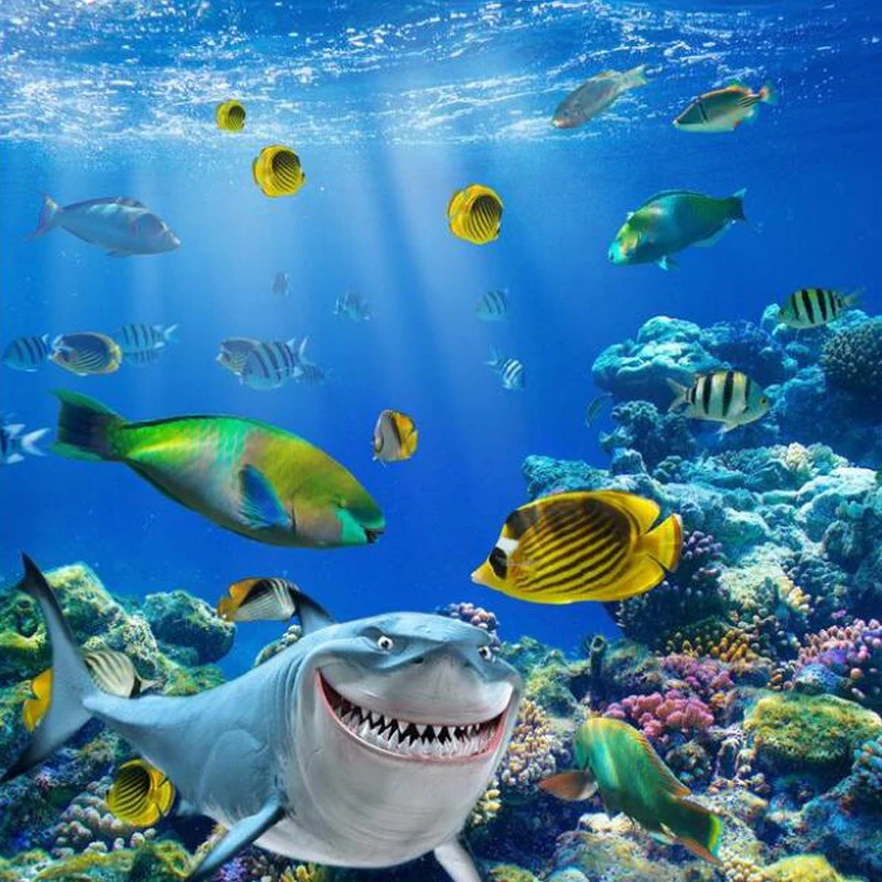 5D DIY full square Diamond mosaic diamond embroidery Underwater World landscape embroidered Cross Stitch Home decoration Gift | Дом и сад