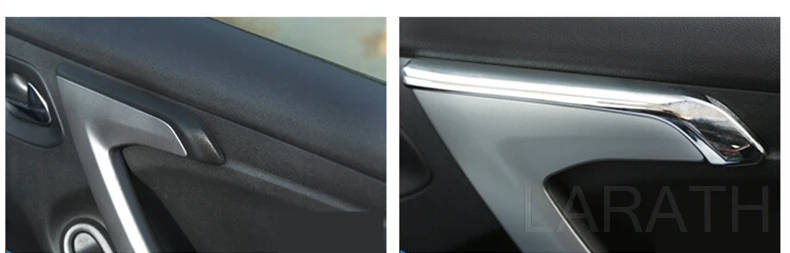 Накладка на подлокотник для межкомнатной двери автомобиля, литьевая полоска, наклейка, хромированная внутренняя отделка для CITROEN Elysee C-Elysee