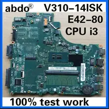 Abdo lenovo E42-80 V310-14ISK V310-14IKB DA0LV6MB6F0 ноутбук материнская плата Процессор i3 DDR4 4G Оперативная память тест РА