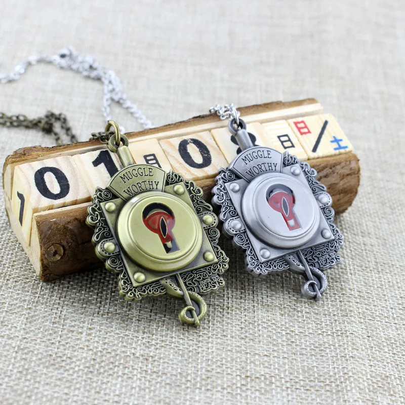 

Harry potter necklace Fantastic Beasts and Where to Find Them Muggle Worthy necklace small gift Activities gift pendant