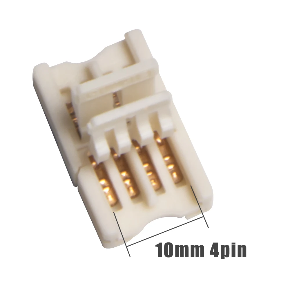 10 шт./лот 2pin 3pin 4pin тонкий LED RGB Разъем проводника для 8 мм терминалы 3528 5050 двойной