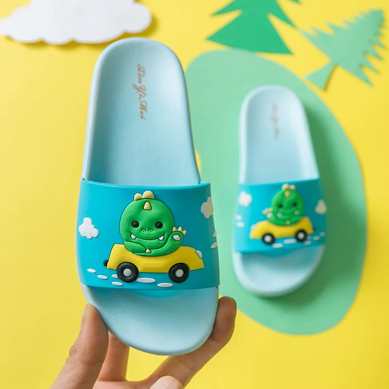 Children's slippers  unicorn Rainbow small middle big boy anti-skid indoor baby Slippers kids slippers