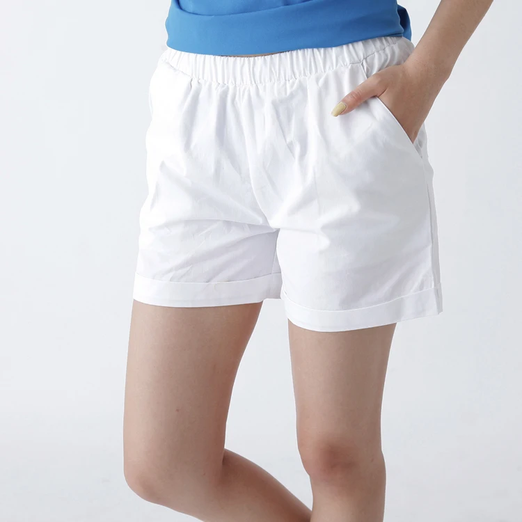 2017 Корея летние женские хлопок Шорты для женщин Размеры S-4XL Новая мода Дизайн Женские повседневные короткие брюки одноцветное 11 цветов