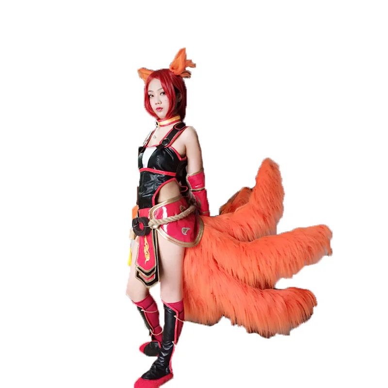

LOL Ahri cosplay cosplay costume with hand cover and socks (without tail)