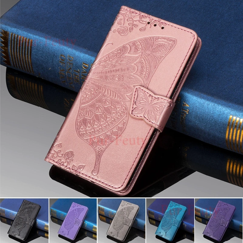 

Case For ASUS ZenFone Max M2 ZB633KL ZB 633KL ZB633 KL wallet leather high quality butterfly flip Covers for ASUS X01AD X01ADA