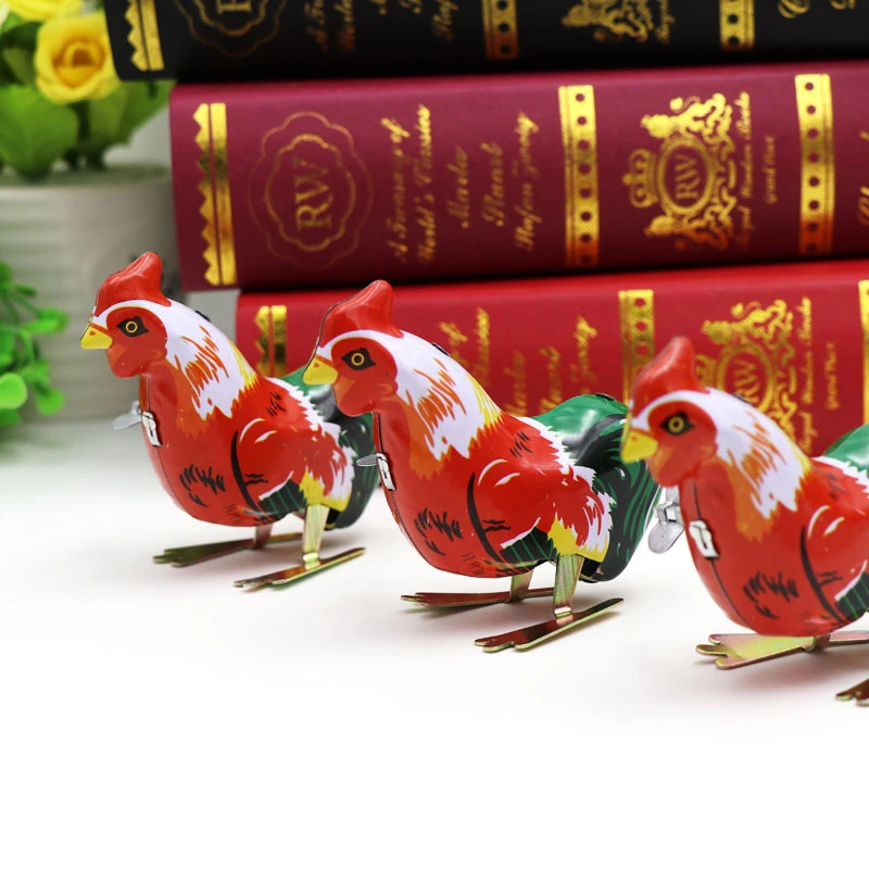 New Arrival Classics Wind-Up Chicken Cock Pecking Tin Toys For Children Mechanical Toy For Kids Collection New Arrival Classics Wind-Up Chicken Cock Pecking Tin Toys For Children Mechanical Toy For Kids Collection