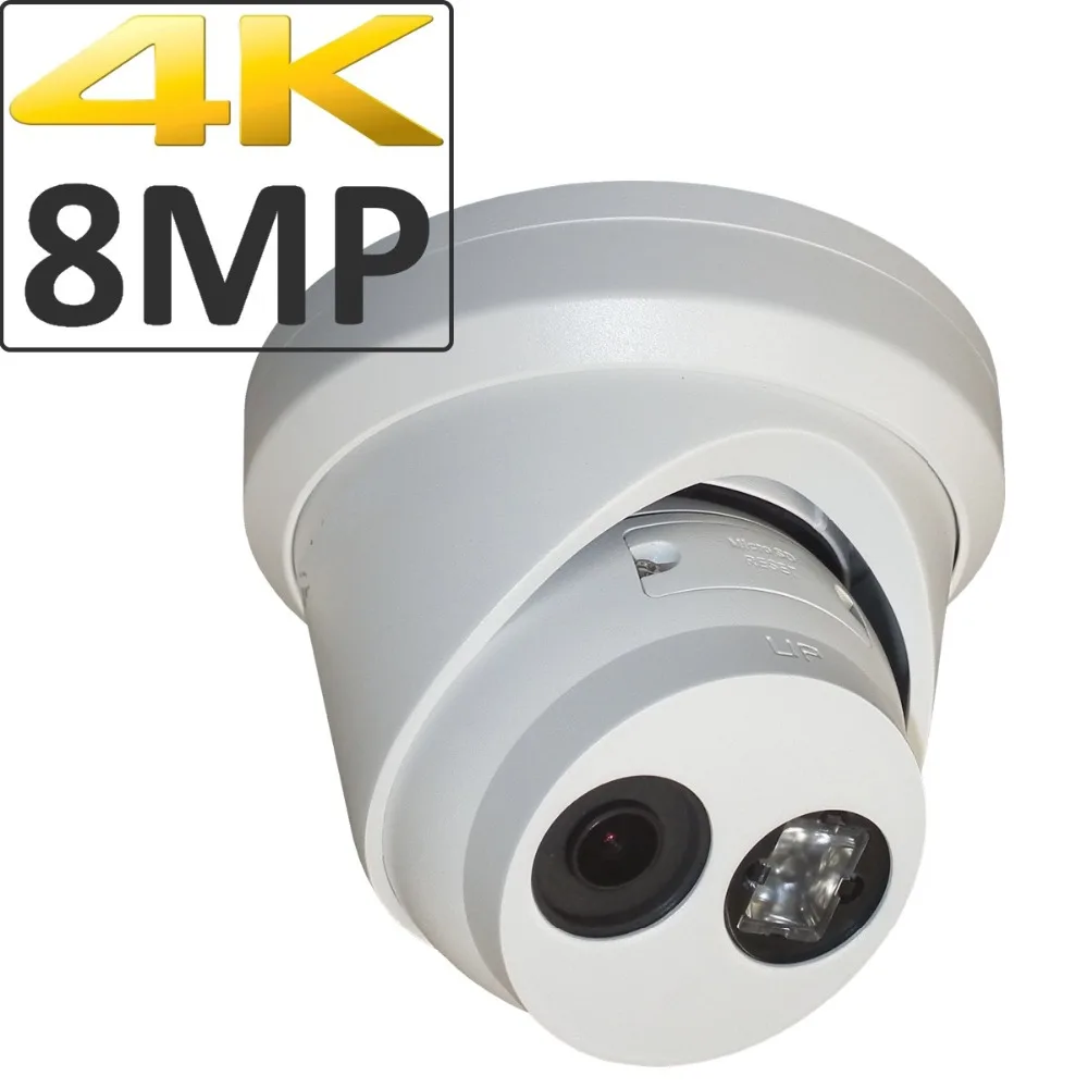 Hikvision 8mp ip-камера видеонаблюдения, DS-2CD2385FWD-I безопасности, видеокамера, защита безопасности 4 K, сетевая ИК-башня