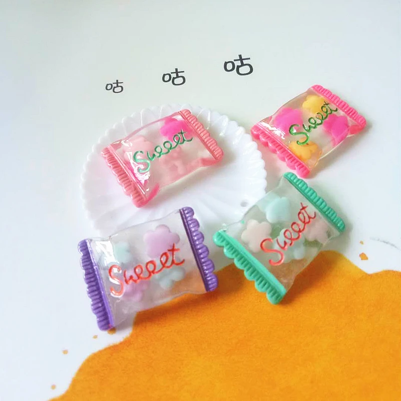 candy resin cabochon