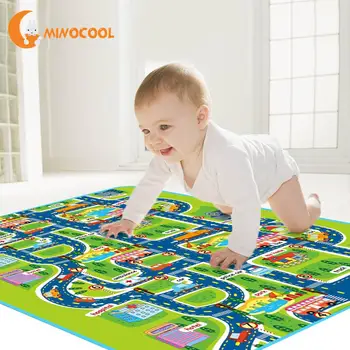 

Kids Carpet Crawling Rug Children Educational Road Traffic Play Mat For Children Developing Rug Carpet Puzzle Toys 160*130CM