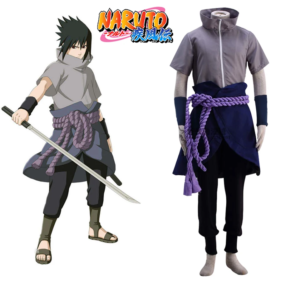 

Free Shipping Naruto Shippuden Uchiha Sasuke The 4th Greatest Ninja War Kimono Suit Anime Cosplay Costume/Cosplay Wig