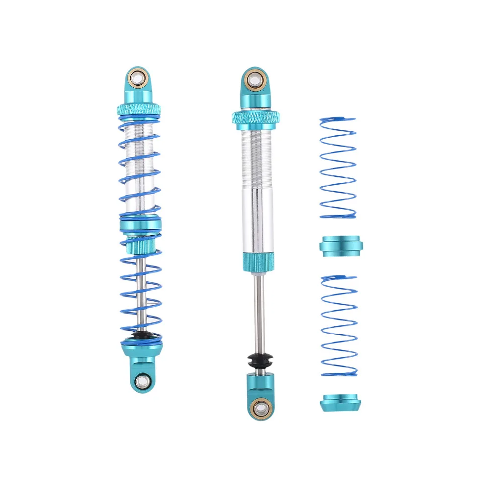 

4pcs 100mm Alloy Metal Shock Absorber Damper Suspension for 1/10 RC Car Crawler Model RC4WD AXIAL SCX10 Spare Parts Accessories