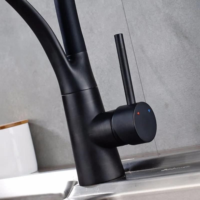 ORB-Black-Kitchen-Faucet-Deck-Mounted-Pull-Down-360-Rotation-Sink-Faucet-Single-handle-Hot-Cold (2)