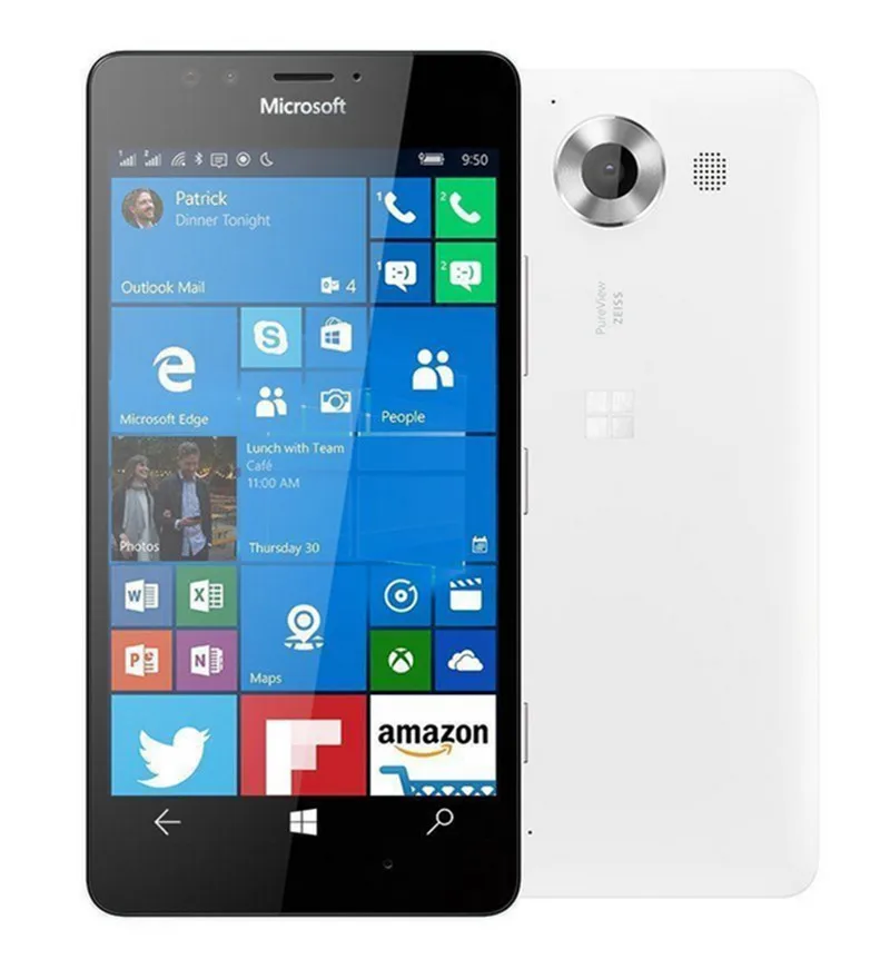 Разблокированный Nokia Lumia 950/950XL 3 ГБ+ 32 Гб один/Две сим-карты Windows сотовый телефон 4G LTE 20MP wifi gps