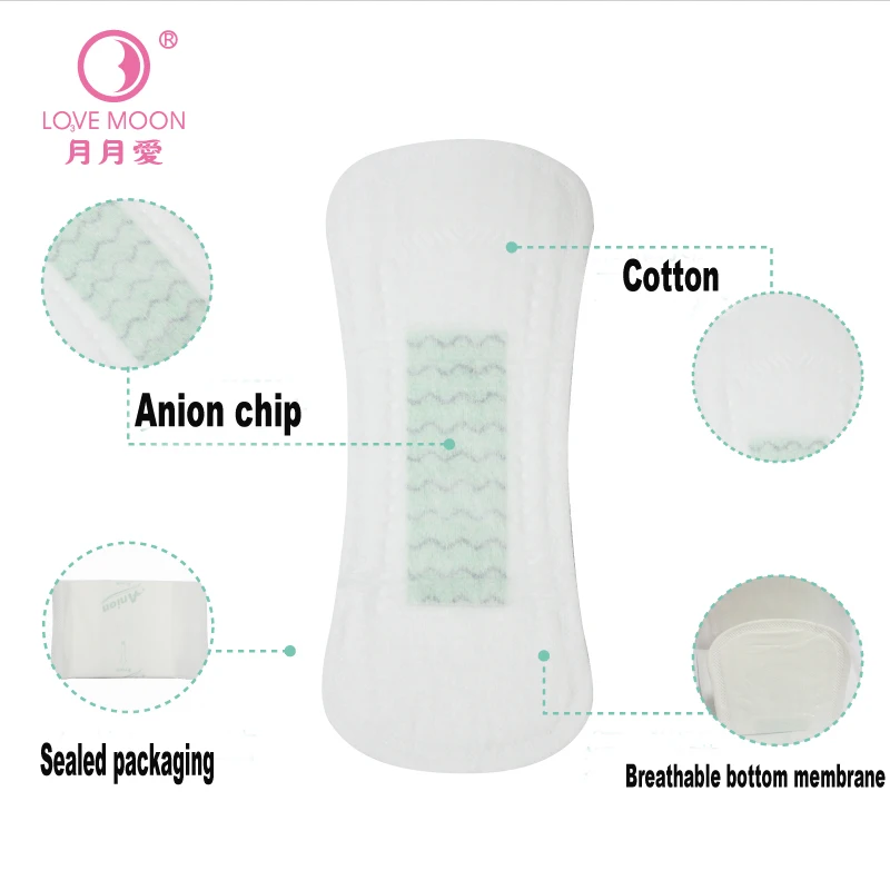 Love moon anion гигиенические прокладки небольшой qiray колодки can't многоразового