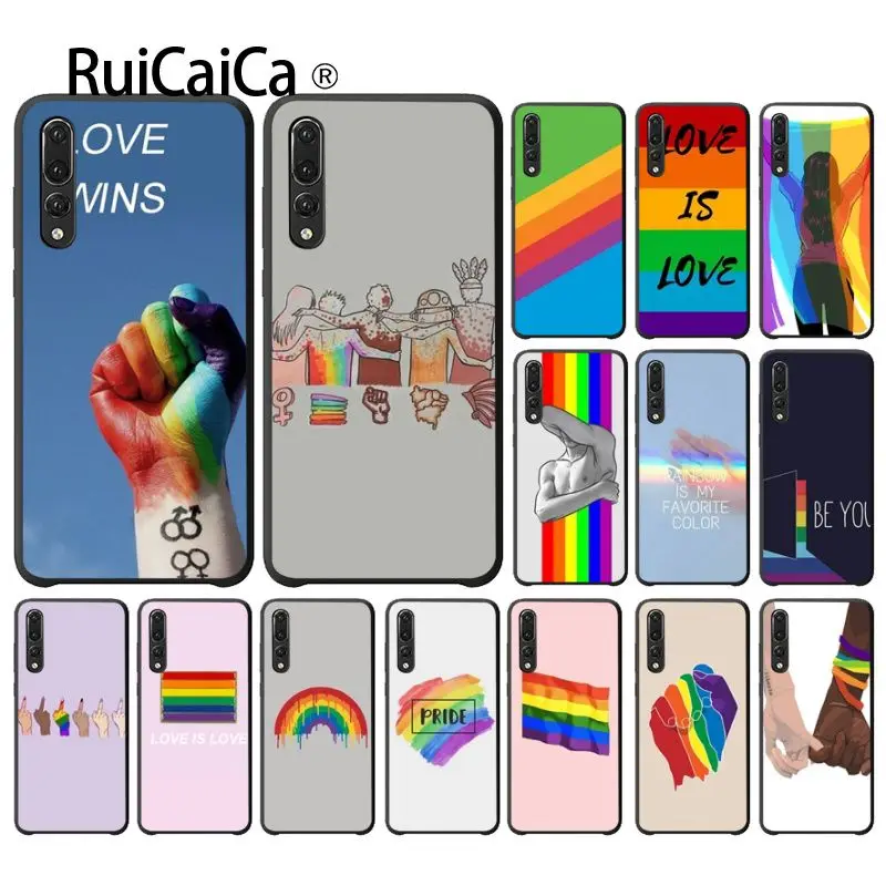 Ruicaica гей лесбиянок ЛГБТ Радуга фестиваль Прайд Сделай Сам чехол для телефона