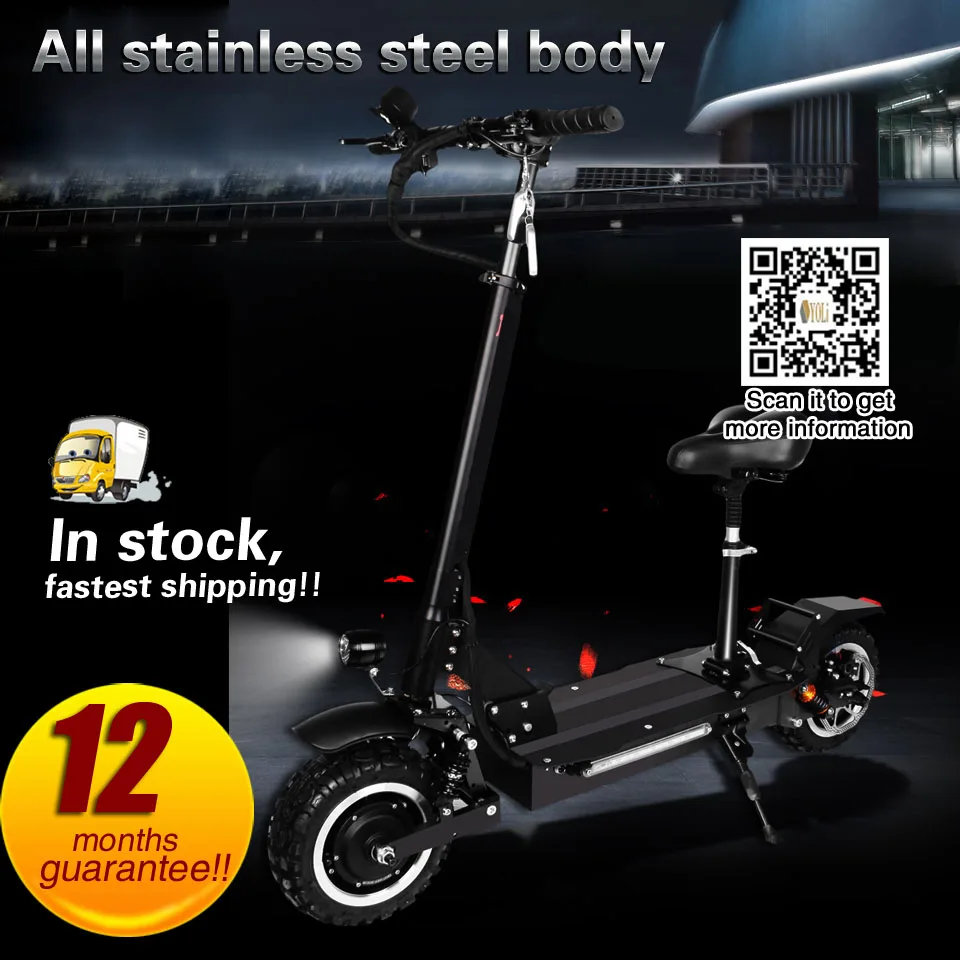 Flash Deal 10 inch frame Off Road Electric Scooter 48v 26A battery 1000W motor mini e bike folding electric bike 1