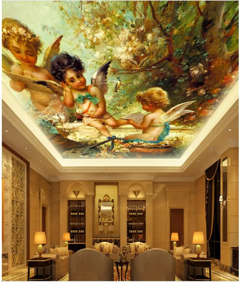 Потолок Фреска фото 15