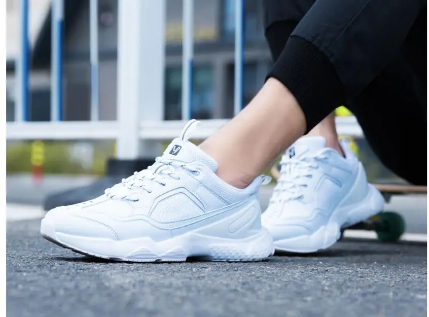 white 41 Xiaomi youpin YUNCOO, мужская и женская прогулочная обувь, мягкая, устойчивая, Спортивная, удобная, дышащая обувь, светильник - Цвет: white 41