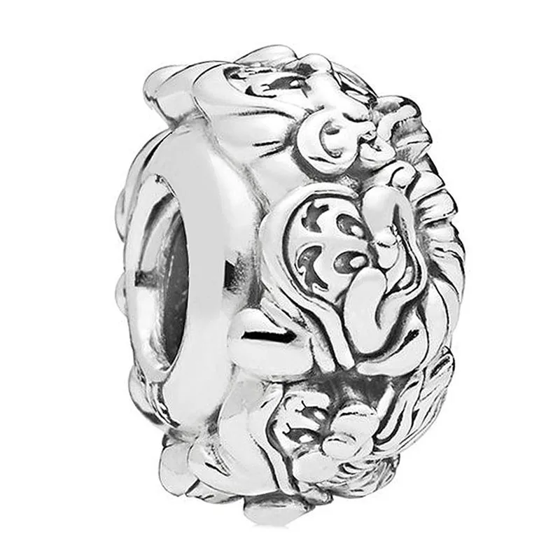

New 925 Sterling Silver Bead Charm Snow White The Seven Dwarfs All Around Spacer Beads Fit Pandora Bracelet Bangle Jewelry