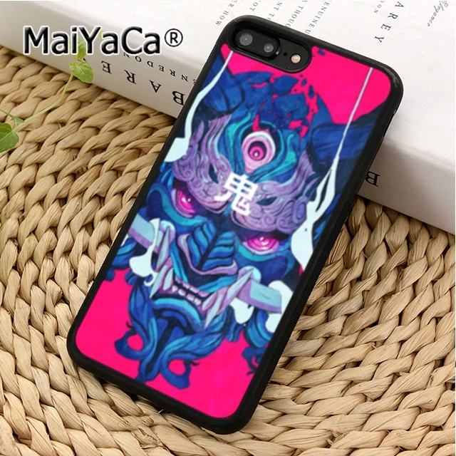 

MaiYaCa Japanese Oni Hannya Demon Phone Case Cover For iPhone 5 6s 7 8 plus 11 pro X XR XS Max Samsung Galaxy S6 S7 edge S8 S9
