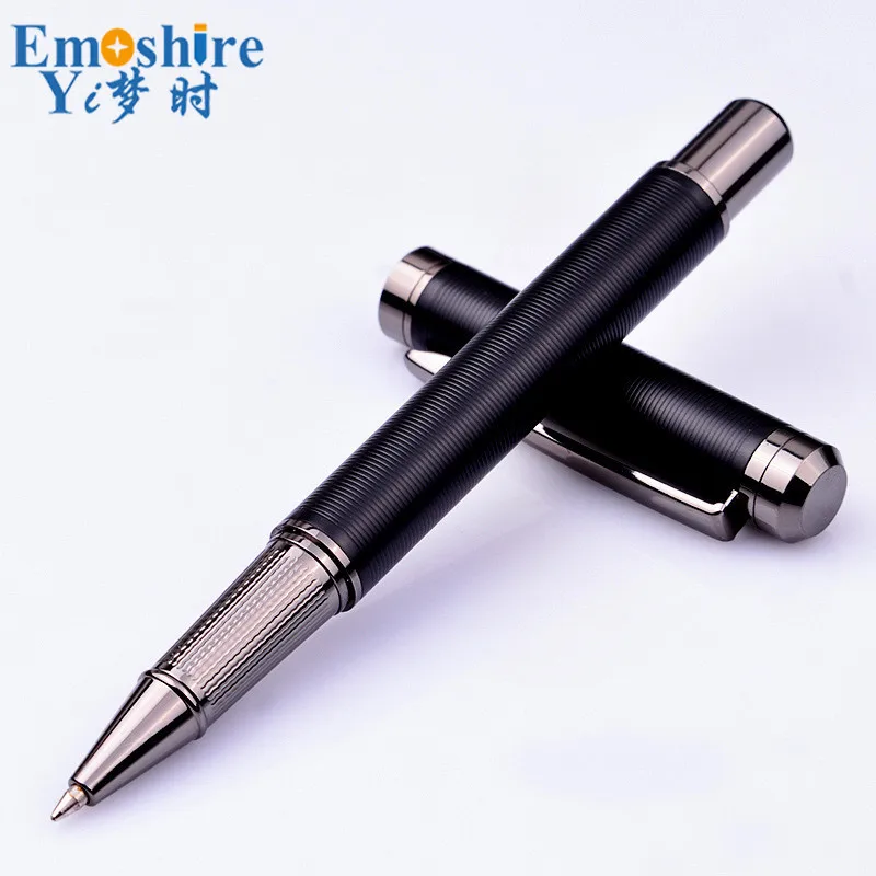 

Black Business Gifts Metal Signature Pen Advertising Ballpoint Pen Custom Logo Ballpoint Pen Wholesale P412