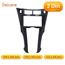 Seicane 173*98mm установка Наборы DVD Панель стерео рама автомобиля аудио панель для 2005-2011 Toyota Yaris vitz Platz