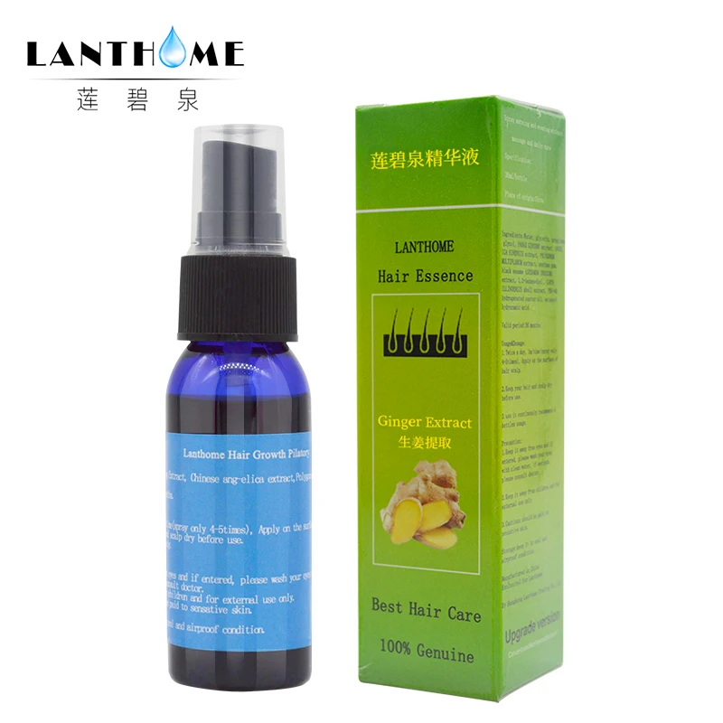 

Ginger extract hair fast growth beard fiber spray hair follicle stimulation essence liquid Hair Shampoo Conditioner Bath care