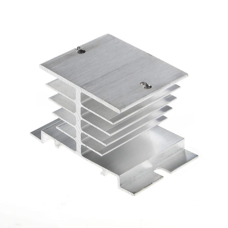 1Pc Single Phase Solid State Relay SSR Heat Sink Aluminum Dissipation