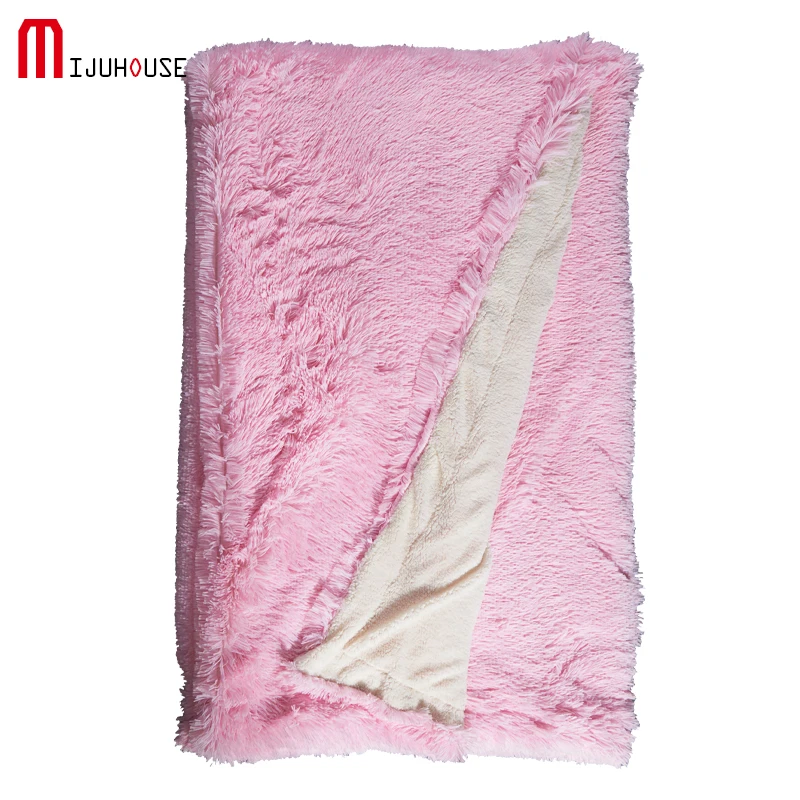 Korean Soft Velvet Mink Blankets For Beds Autumn/Winter A/B Version
