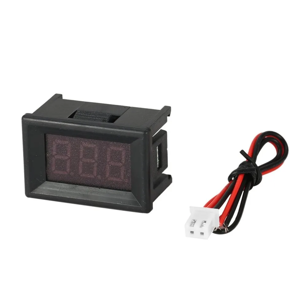 

2.5-30V 0.36in 2 Wire LED Digital Display Panel Voltmeter Electric Voltage Meter Volt Tester for Auto Battery Car Motorcycle