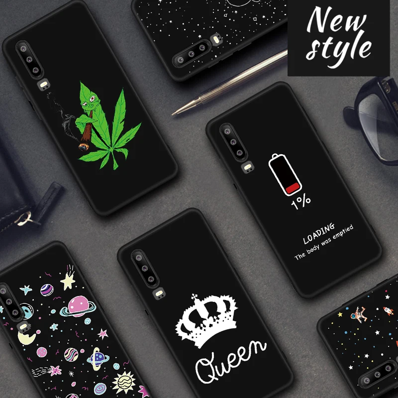 

Black Soft TPU Case For Huawei Honor 10i 20i 8X 8C 9 10 Lite 7X V20 8S Pattern Phone Case For Huawei P20 P30 Lite P30 P20 Pro